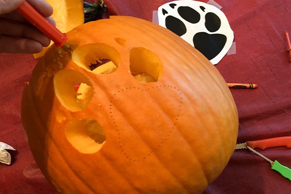 Wolf Pumpkin Patterns for Halloween