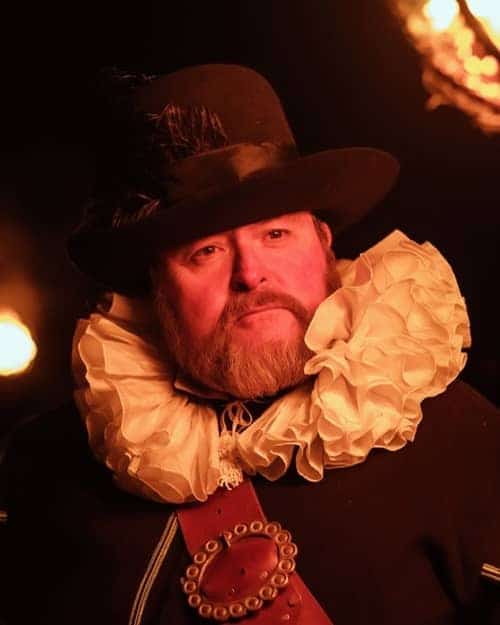 An exhibit actor at Historic Jamestown