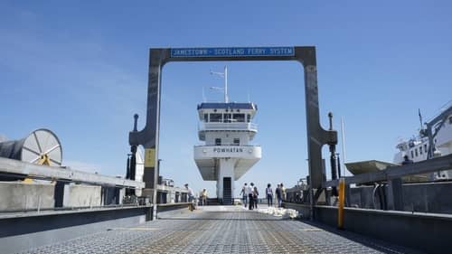 The Powhatan at the Jamestown-Scotland Ferry