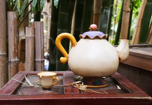 The teapot and tea cup from Beauty and the Beast at Disneyland California Adventure