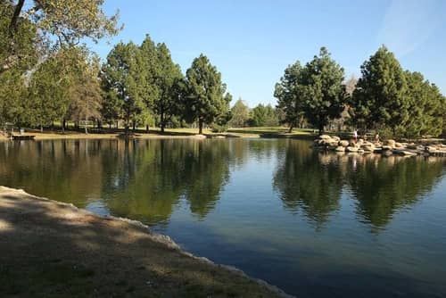 Scenic views at the Yorba state park in Anaheim, California