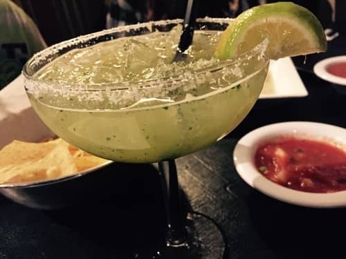 Margarita and chips on Kansas City food tour