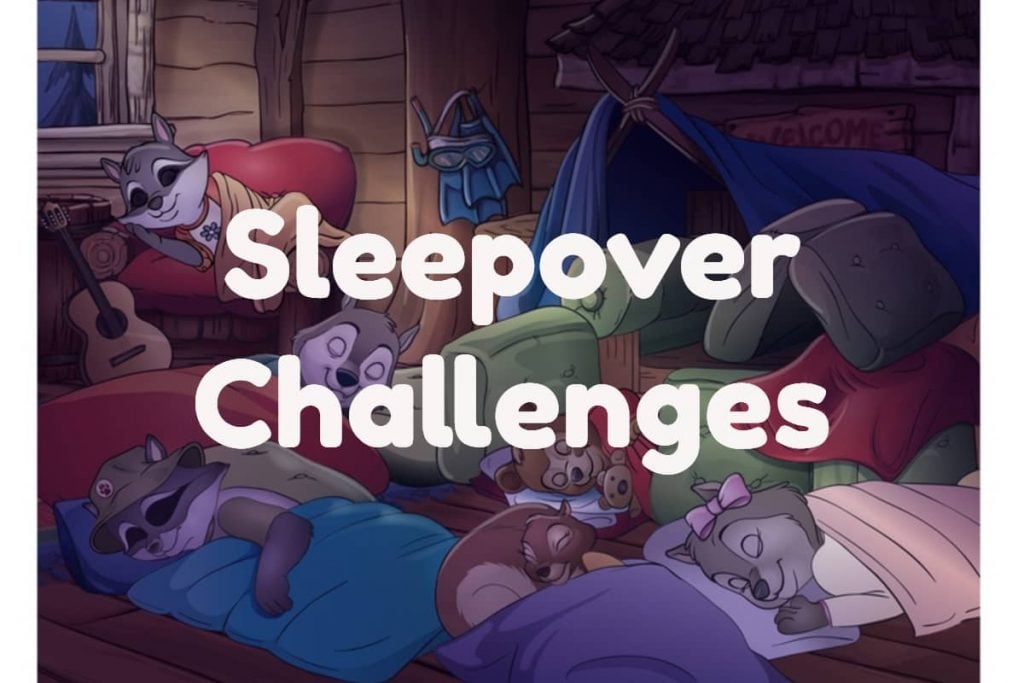 challenges for kids to do at a sleepover