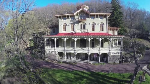 Exterior view of the Asa Packer Mansion