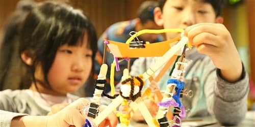 A hands-on exhibit at the Boston Children's Museum