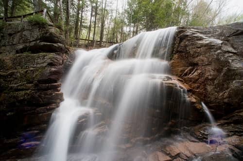 Water Falls at the Flume Gorge