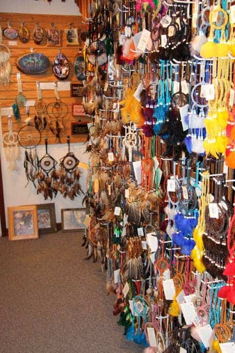 Gift shop at the Pocono Indian Museum