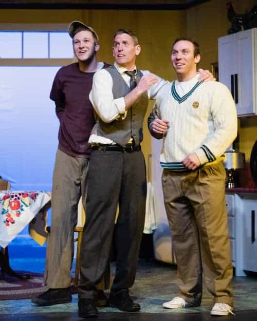 Actors performing on stage at Shawnee Playhouse