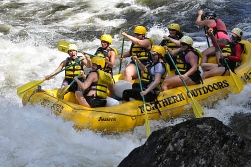 white water rafters in maine 