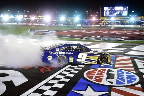 Image of the track at the Charlotte Motor Speedway in North Carolina