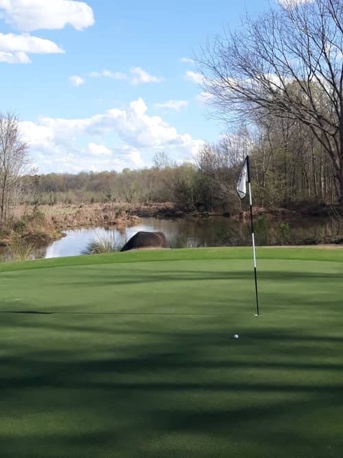 View of the Course at the Rocky River Golf Club in Concord, North Carolina