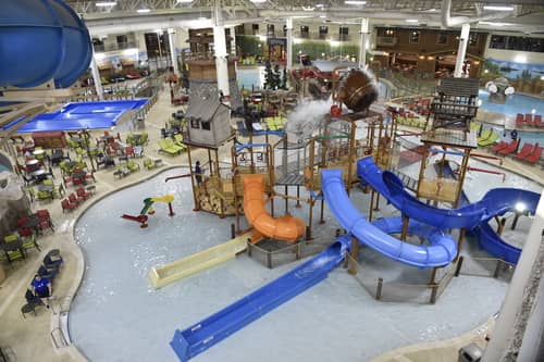 water playground at great wolf lodge