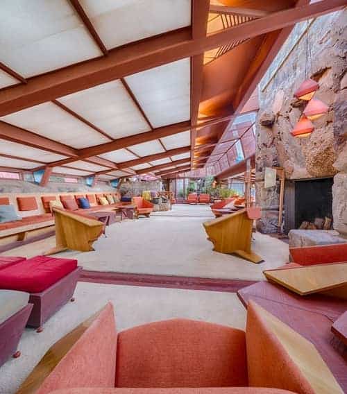 interior archiecture of taliesin west