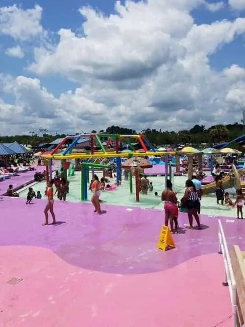 swimmers at white lake water park