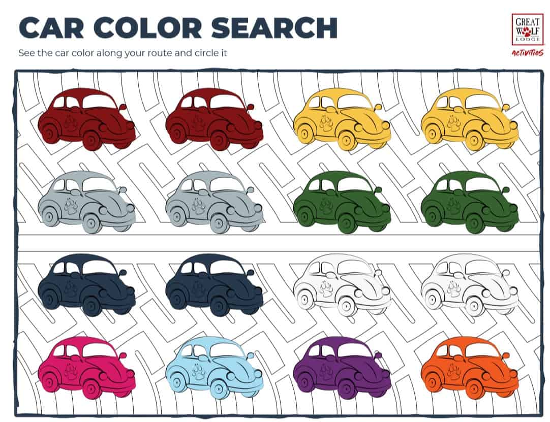 car color search game