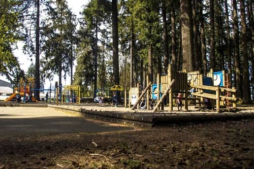 children play area at the borst park centralia