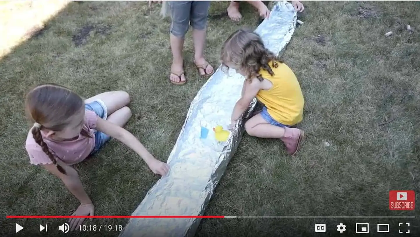 ducky 500 - Would You Ever Attempt to Build a Waterslide Inside Your Home? The Crosby Family Did!