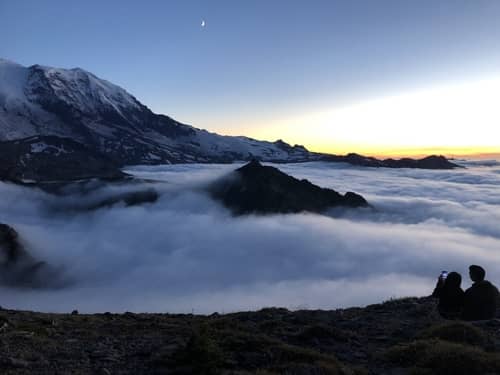 view of the mt. rainier national park chehalis