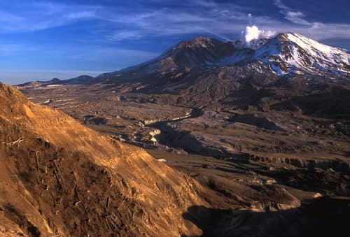 view of the mount st. helens national volcanic monument