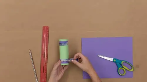 how to make a kaleidoscope from cardboard