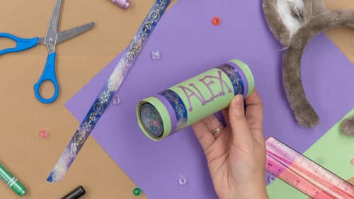 homemade kaleidoscope for kids