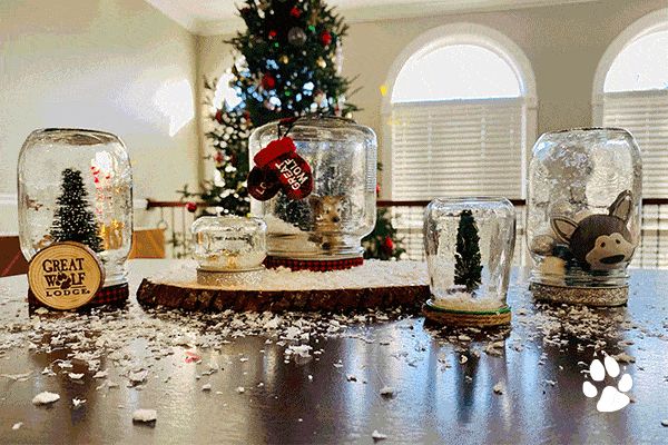 Snow globes Holiday Crafts GIF