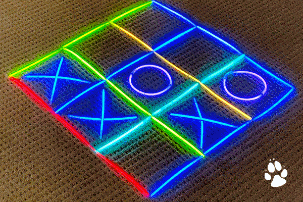 TicTacToe - Throw A Glow-in-the-Dark Kids Party for New Years!