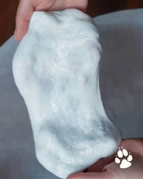 snow slime 2 - Make Glittery Snow Slime!