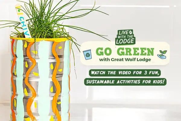 Go Green 1 - Celebrate Earth Day With Great Wolf Lodge