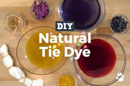 How To Make Natural Tie Dye!