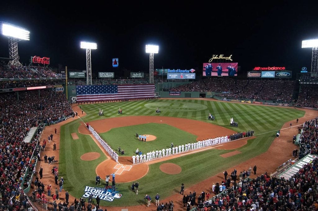 The legendary fenway park boston stadium