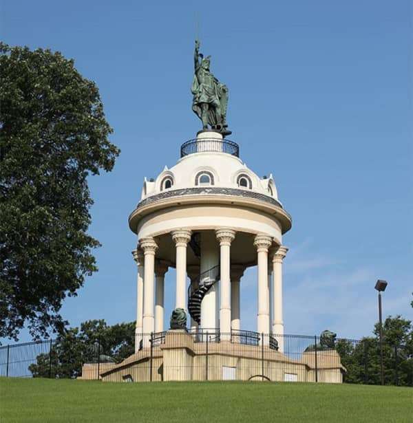 Hermann Heights Monument in New Ulm