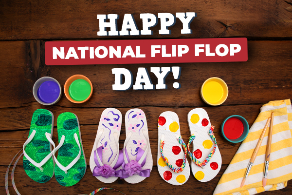 national flip flop day