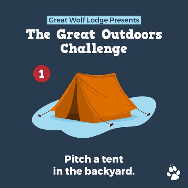 pitch a tent - 10 Great Outdoor Challenges to Enjoy This Summer!