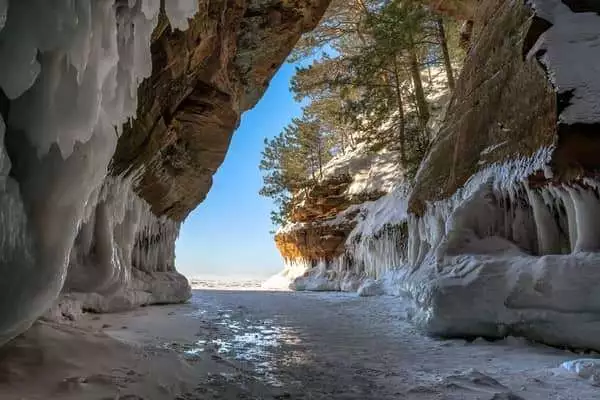 apostle islands national lakeshore in wisconsin