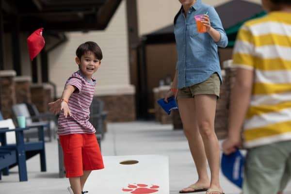 enjoy a carnival party with food, games, and friends