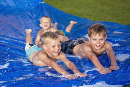 Create a DIY Water Slide for Kids