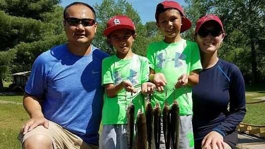 Build memories as a family at B&H Trout Fishing