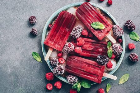 Make Your Own Berry Yogurt Popsicles