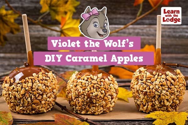 Violet the Wolf’s DIY Caramel Apples Step by Step