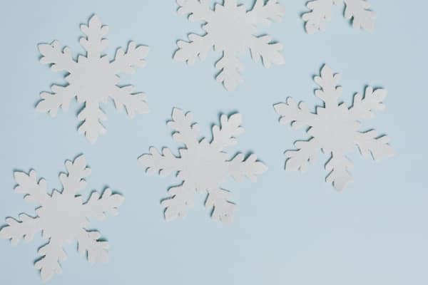 Foam Snowflakes For Holiday Season Crafting