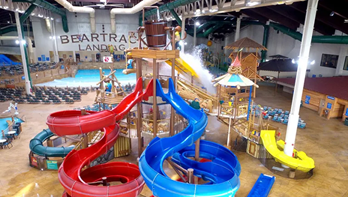 Great Wolf Lodge indoor water slide park