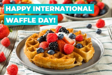 Celebrate International Waffle Day