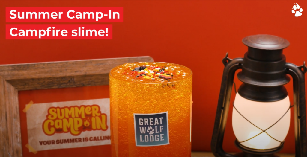 Campfire Slime - DIY Slime Craft