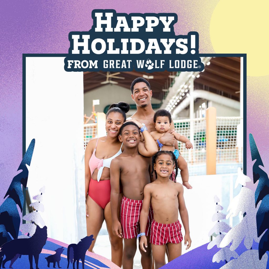 holiday card great wolf lodge