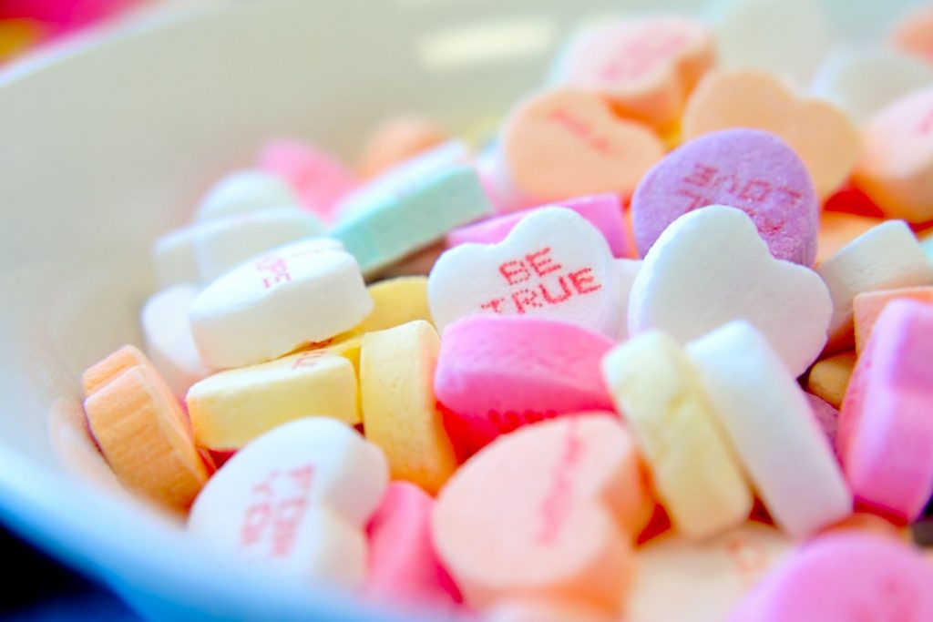 conversation heart candies