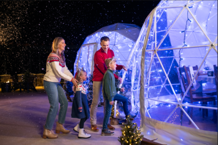 Inside Great Wolf Lodge’s Snow Globes At Snowland 