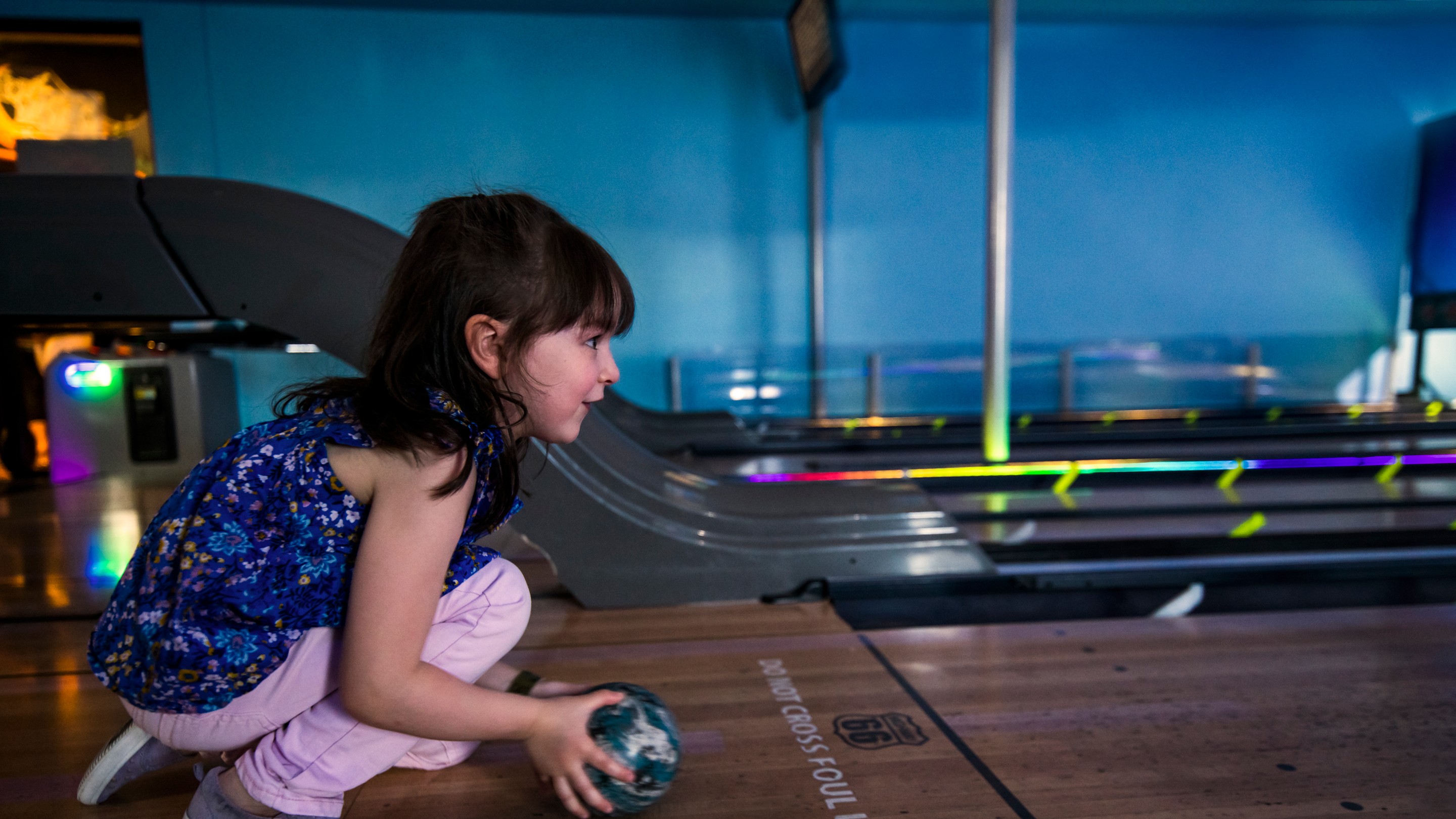Girl Bowling