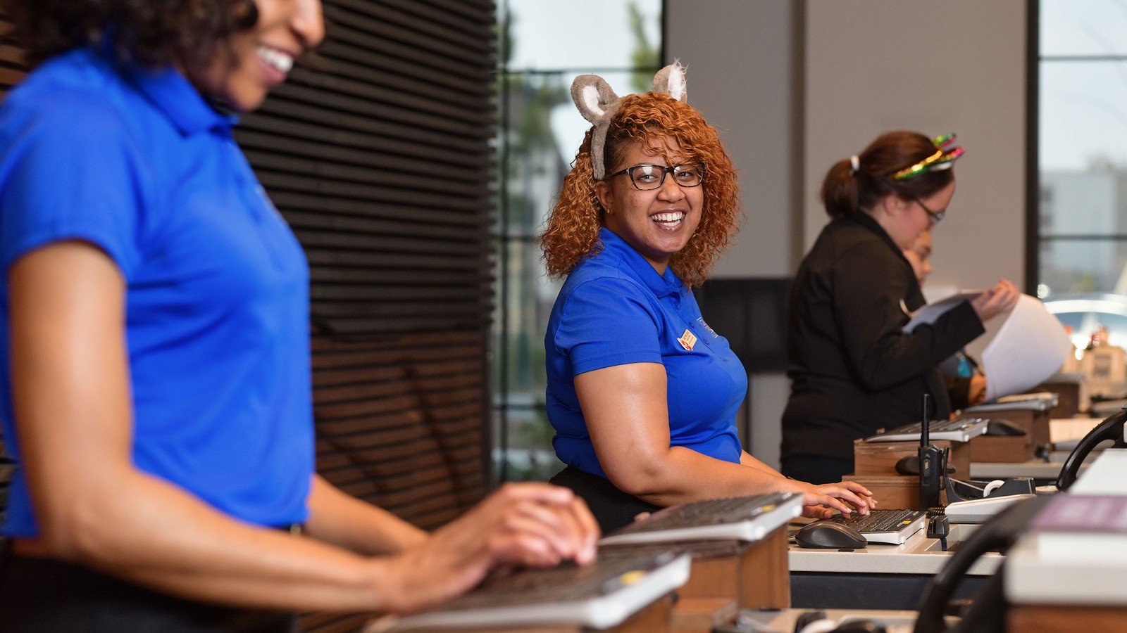 Family enjoying lazy river at Great Wolf Lodge