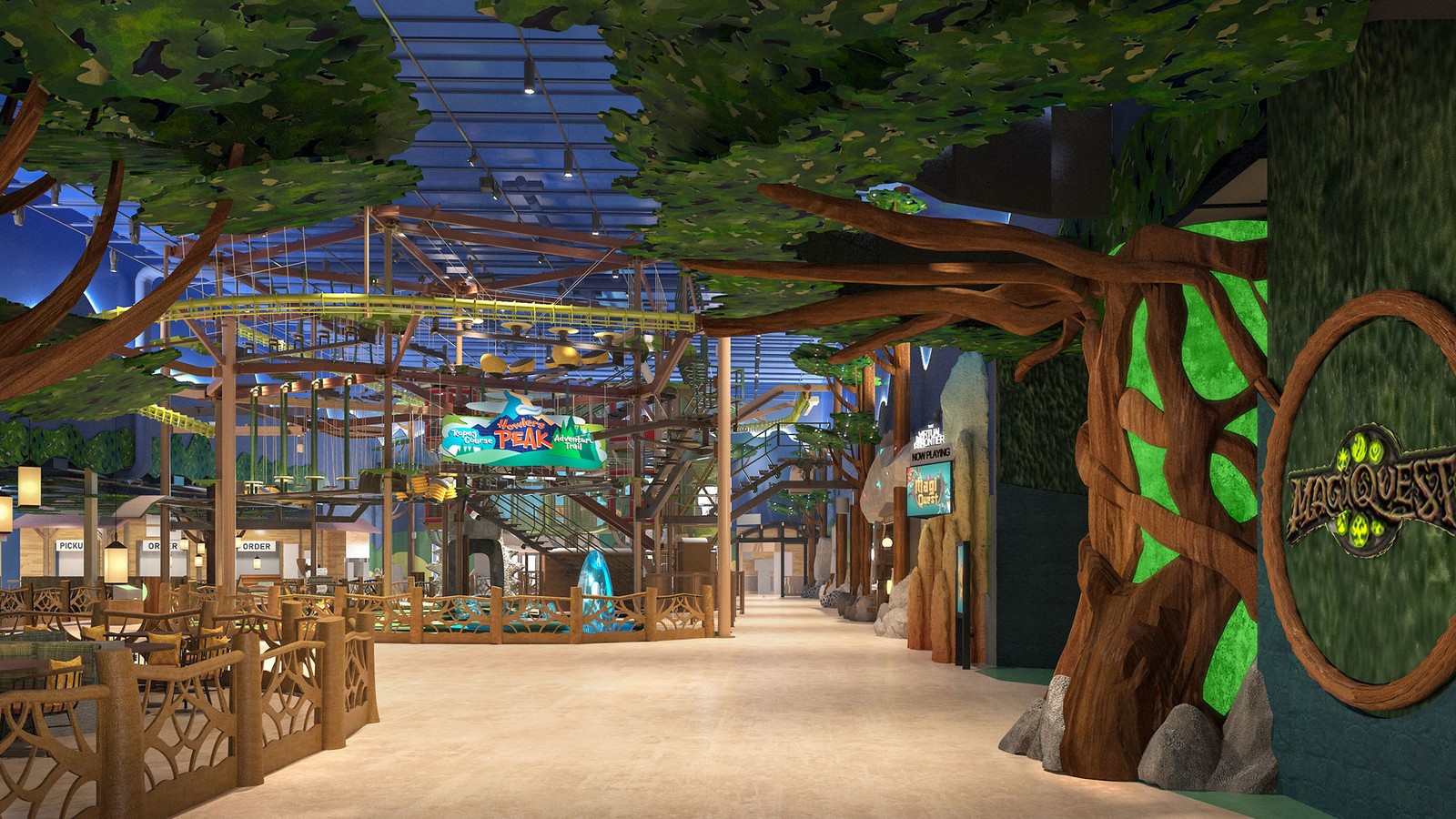 Adventure park in Webster